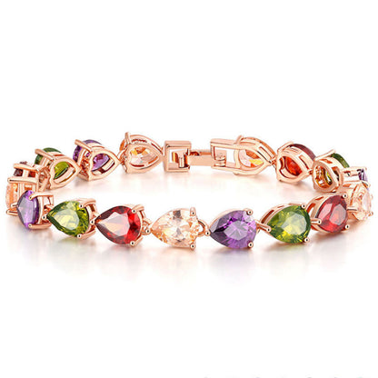 Colorful Zircon Bracelet