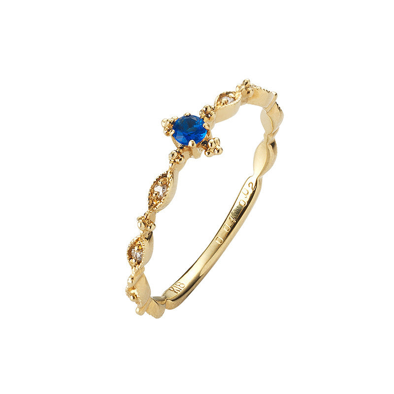 Topaz & Sapphire Ring