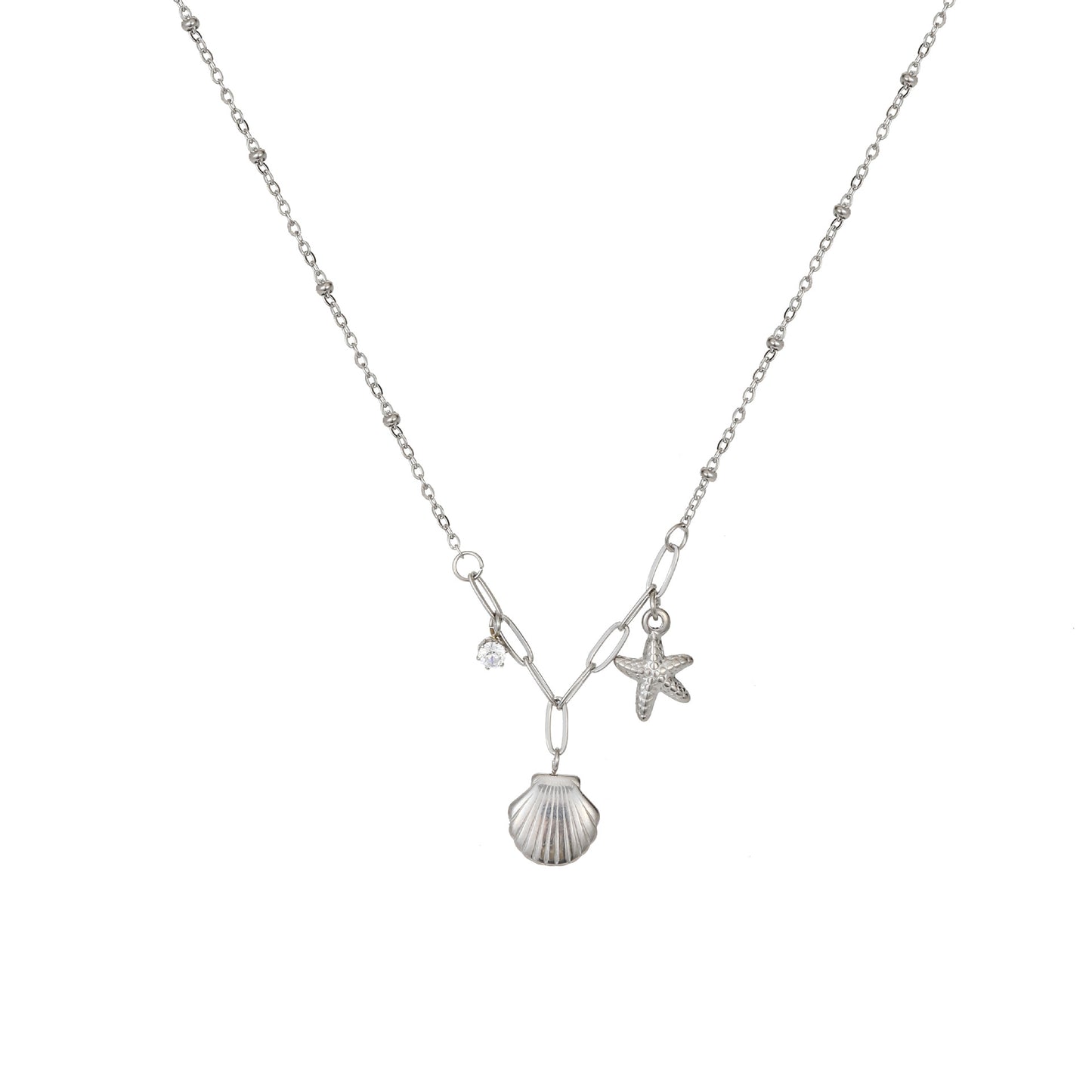 Shell Pearl Necklace