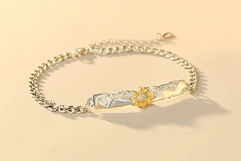 Silver Couple's Bracelet