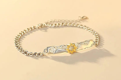 Silver Couple's Bracelet