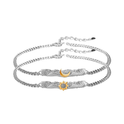 Silver Couple's Bracelet