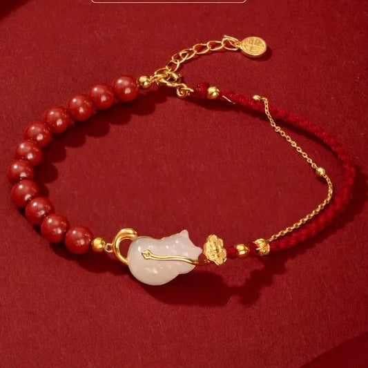 Auspicious Forbidden City Cat Bracelet（limited）