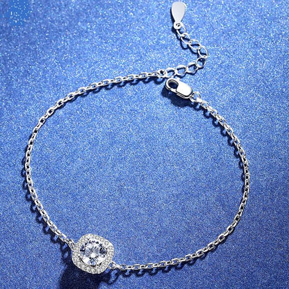 Moissanite Princess Bracelet