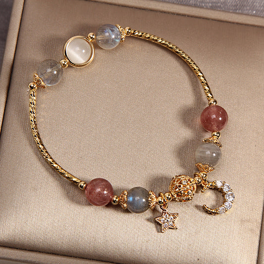 Natural Moonstone Crystal Bracelet