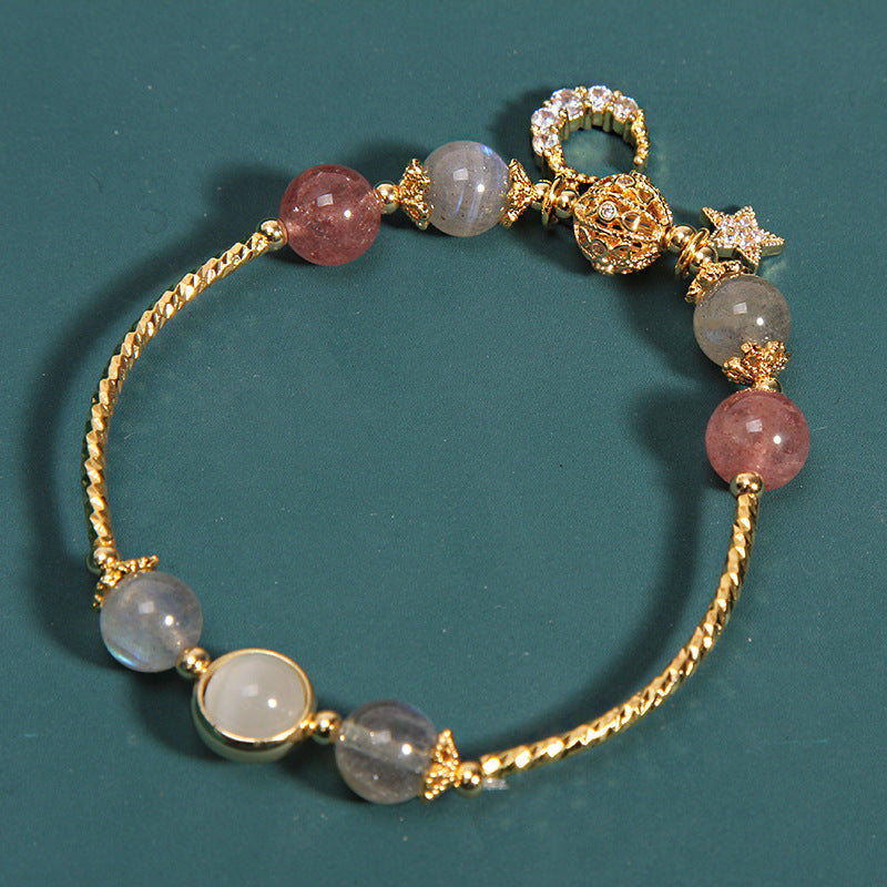 Natural Moonstone Crystal Bracelet