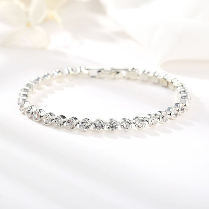 Diamond Roman-Inspired Bracelet