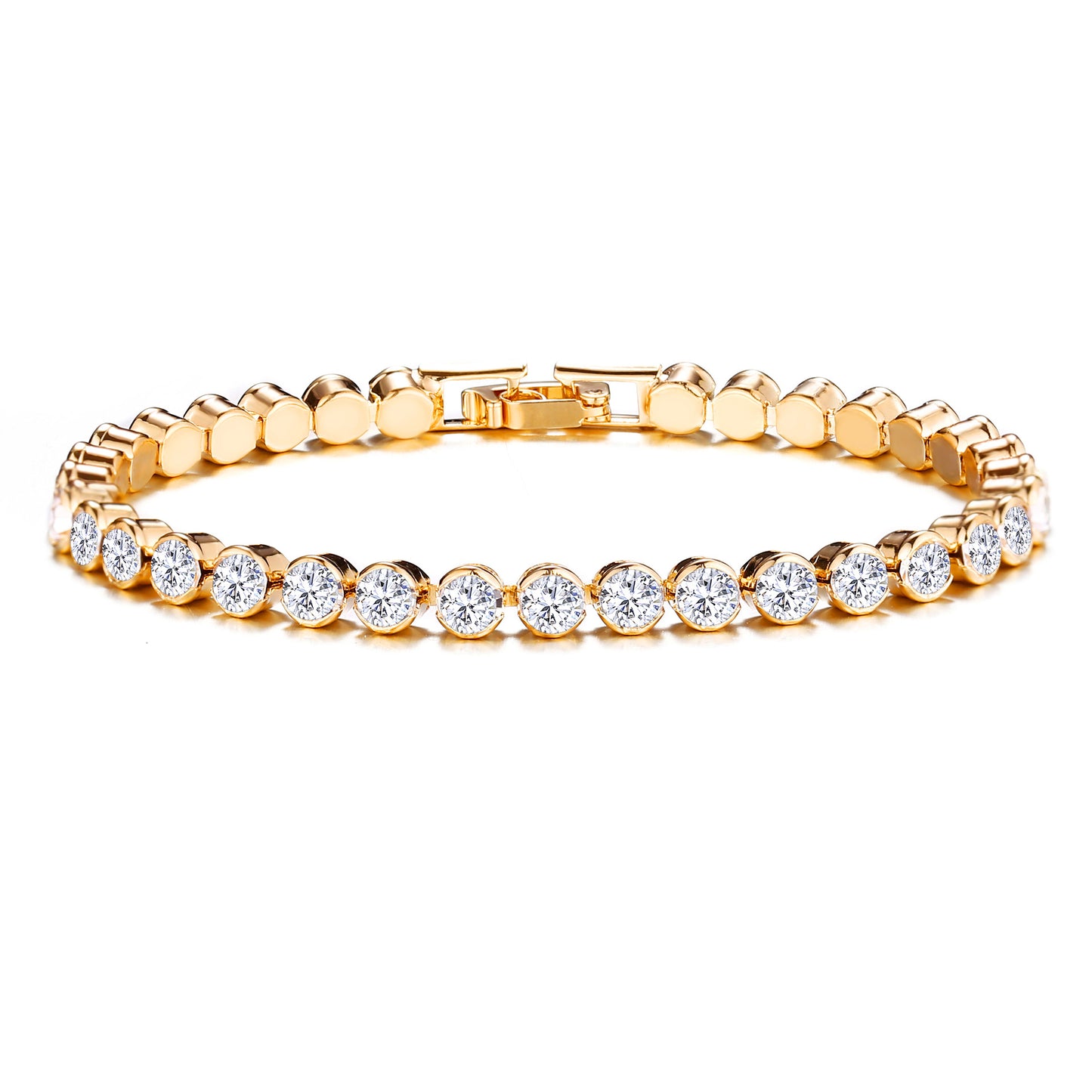 Diamond Roman-Inspired Bracelet