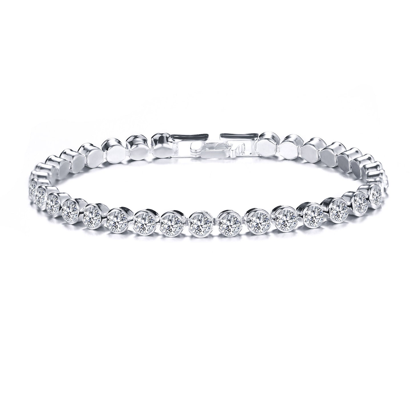 Diamond Roman-Inspired Bracelet