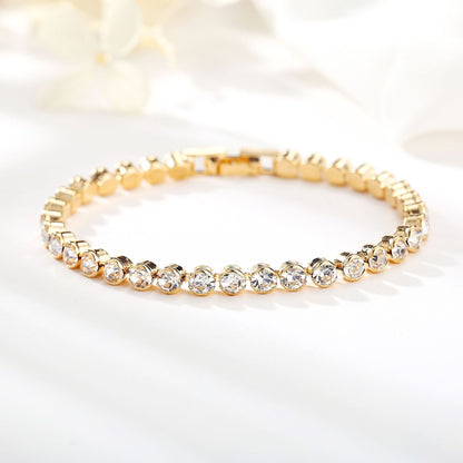 Diamond Roman-Inspired Bracelet