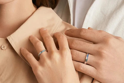 Mountain and Sea Love Ring