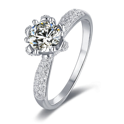 Moissanite Engagement Ring