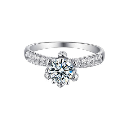 Moissanite Engagement Ring