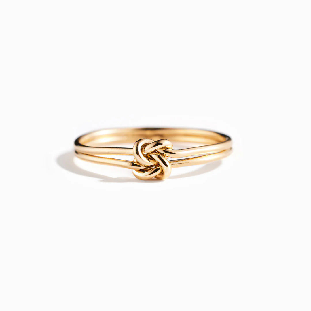 Double Wrap Knot Ring