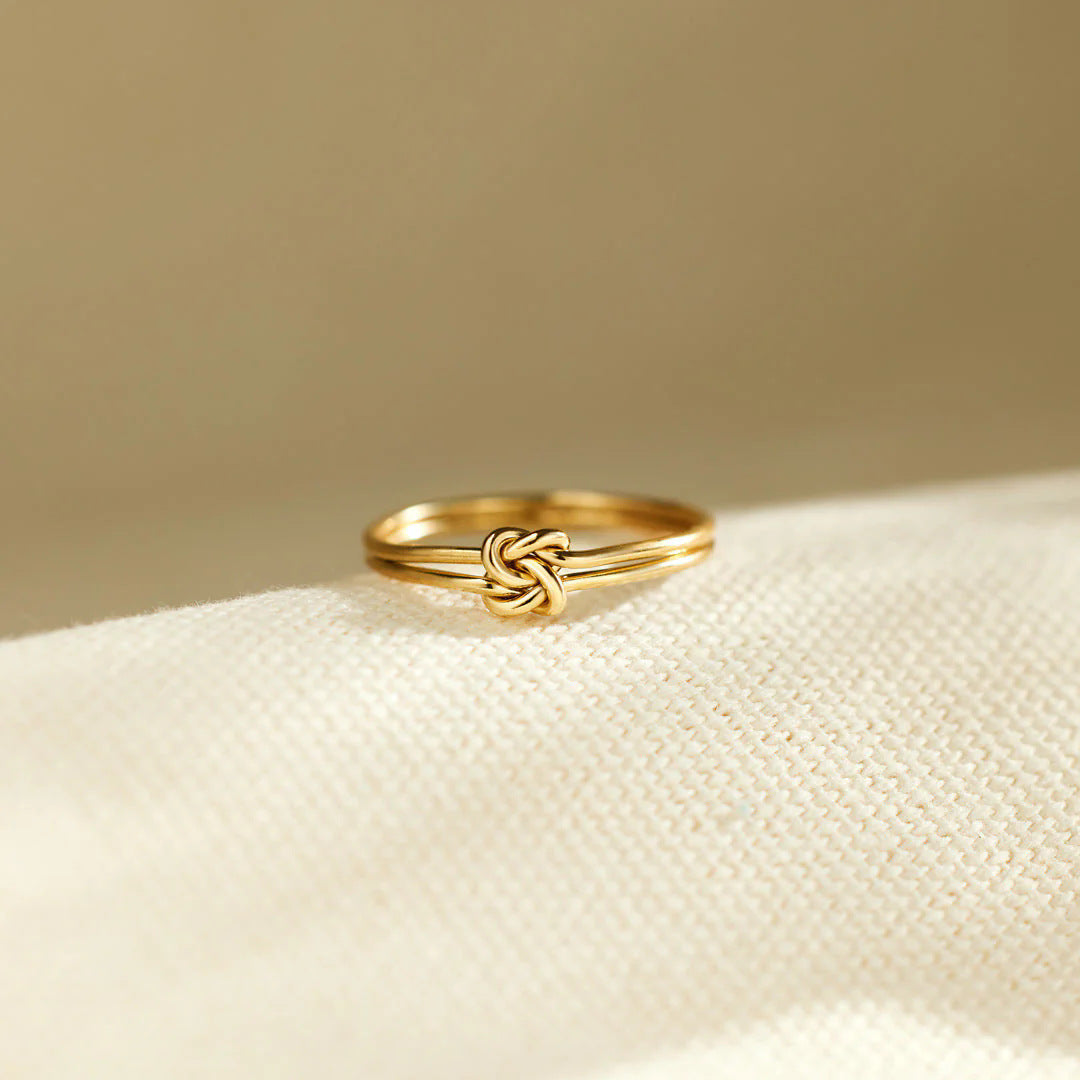 Double Wrap Knot Ring